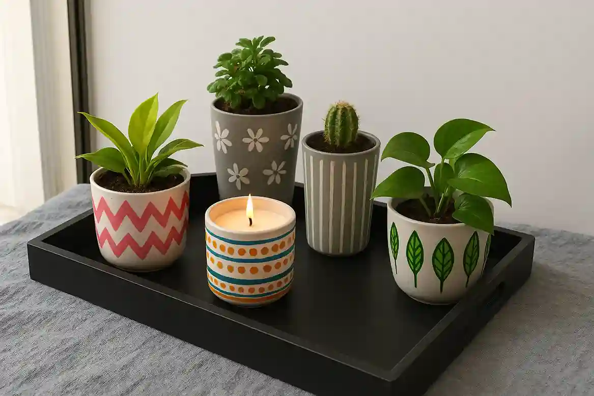 DIY Planter Decorations